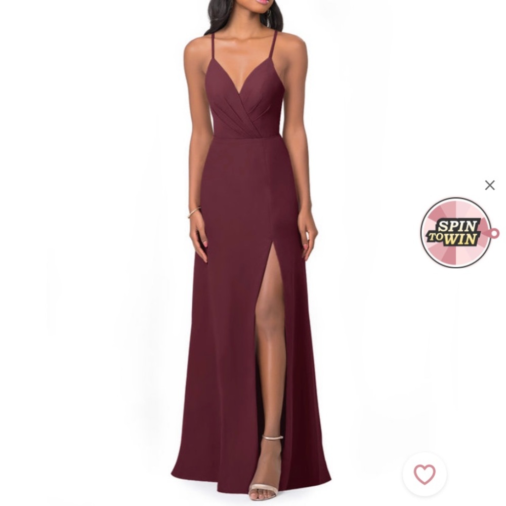 Azazie Everleigh dress in Vintage Mauve A4